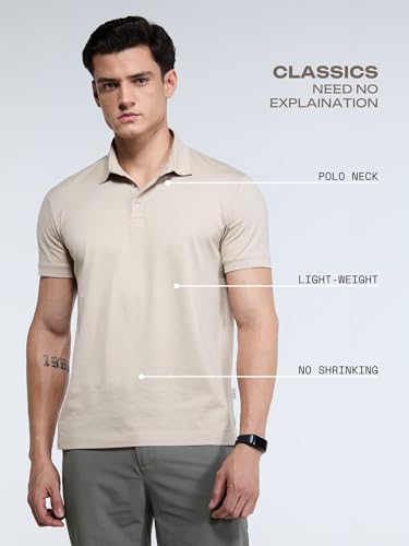 Image of CAVA Supima Polo T-Shirt for Men | Regular Fit, Ultra-Soft Supima Cotton, Lightweight, Polo Neck, Versatile Style | Casual to Formal Wear