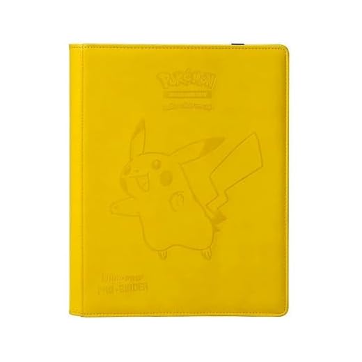 Ultra Pro Pikachu 9-pocket Premium PRO-Binder for Pokmon Yellow, Small