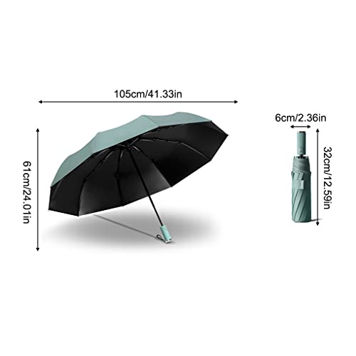 Guarda-chuva Viagem Automático dobrável à prova de vento estilo reforçado guarda-sol forte inoxidáve
