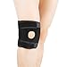 Nakolanniki 1 pc. Regulowana podkładki do kolan Compression Compression Compression Compression Brace Sludball do koszykówki Siatkówka Budować w Silicon Poduszki Spring (Color : Black)