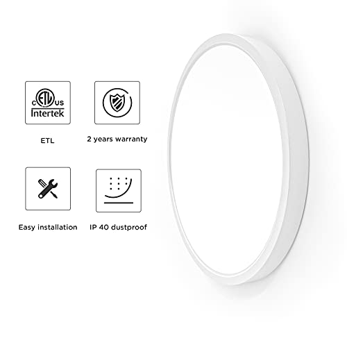 Ocioc 12Inch Led Flush Mount Ceiling Light Fixture thumb #1