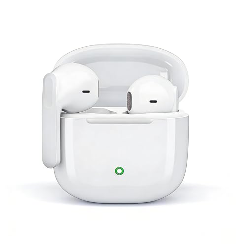 Auriculares Inalámbricos,Bluetooth 5.4 In Ear con 4 ENC Cancelacion Ruido HD Mic,Cascos Inalambricos 50H,Hi-Fi Estéreo,Control Táctil IP7 Impermeable Audifonos Inalambricos para iOS Galaxy Android