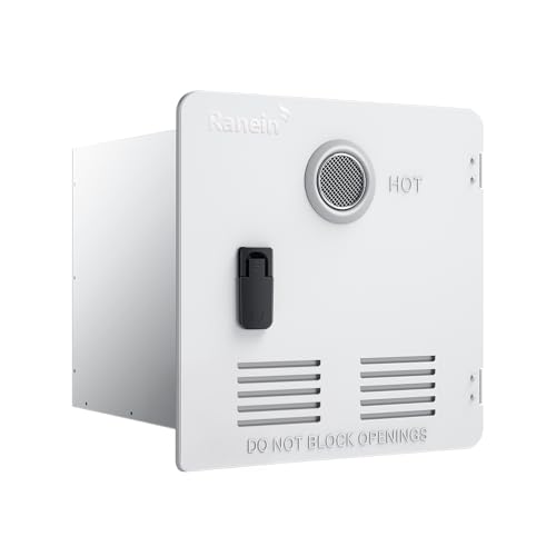Image of Ranein RV Water Heater Door Kit, 15x15 Inches White Panel, Compatible with Ranein Models Only