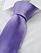 KissTies Lavender Tie Solid Necktie Satin Wedding Ties + Gift Box