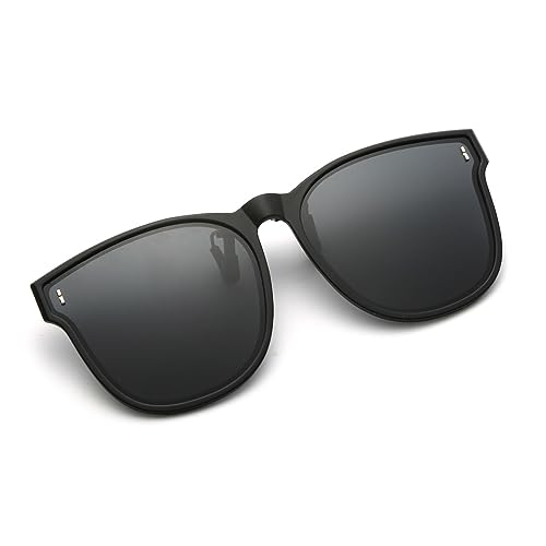 Long Keeper Oversized Polarized Clip On Sunglasses Women Men Classic Driving Fishing Flip Up Sunglasses Over Glasses2