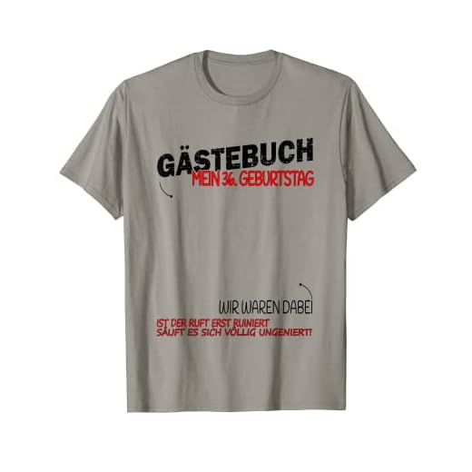 Libro de visitas para 36 cumpleaños Camiseta