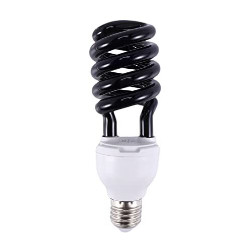 Kopinma UV Ultra Violet Black Light Bulb E27 40W, Glow in The Dark Blacklight Bulb UV Lamp 220V for UV Curing Fluorescence Detection, UV Light Bulb Blacklight for Halloween Home Party