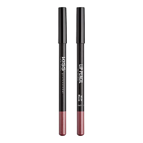 KISS NEW YORK Professional Slim Lip Pencil, Creamy Soft Lip Liner, Smooth Long-Lasting Rich Lip Color, Natural Lip Makeup, Water-Resistant Lip Crayon (Mauve) - Image 3