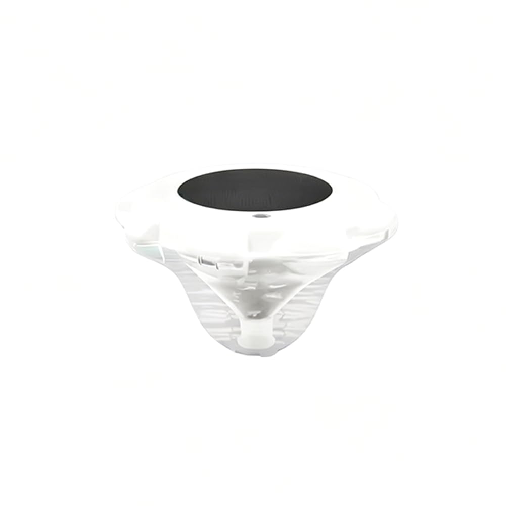 Aundhegrtt LED Solar Pool Light Outdoor Waterproof Floating Design with Automatic Color Change for Swimming Pool Lamp A