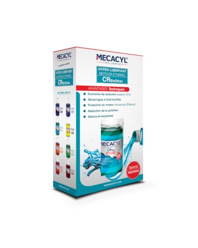 Mecacyl CRBIOETHAN - Flacon 100 ML - Hyper-Lubrifiant - Spécial vidange - pour Tous Moteurs fonctionnant au Bioéthanol