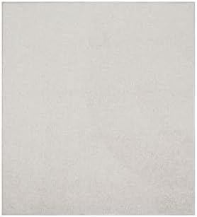 Ambiant Pet Friendly Solid Color Area Rugs Off White - 3' Square, Indoor, Stain Resistant, Perfect for Living Room, Bedroom, Dining Room, Entryway, Pet & Kids Friendly Rug, Wedding, Made in USA