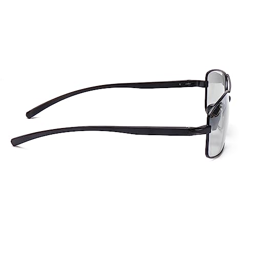 TJUTR Polarised Photochromic Sunglasses for Men Sunglasses Light Reactive Tinted Lens with UV400 Protection