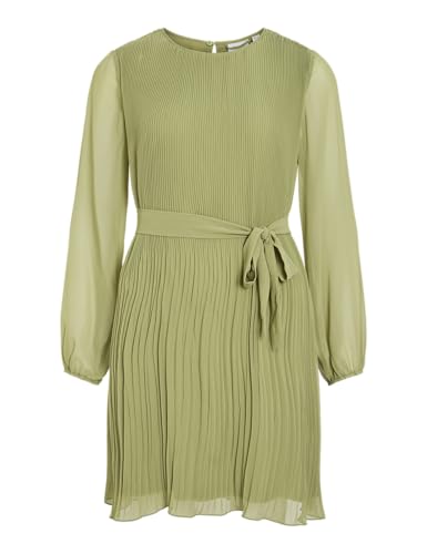 Robe col rond VILA Vidaliana chic à manches longues pour femme active