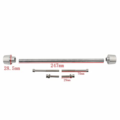 Motorcycle Front Axle Nut Covers Caps Front Axle Cover Installation Kit For Harley Fxfb And Fxfbs 18-21 Fxdrs 19-21 (I) #TOP6