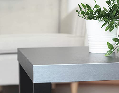 Vinyle adhésif durable d-c-fix Platino Argent pour meuble armoire - 4
