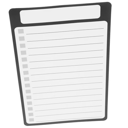 HAPINARY Magnetic Grocery List Pad for Fridge Whiteboard Stickers Pet Material to Do List Notepad Office Home