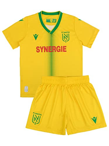 Macron Maillot et Short Enfant Domicile FC Nantes Officiel Football (9/12 Mois)