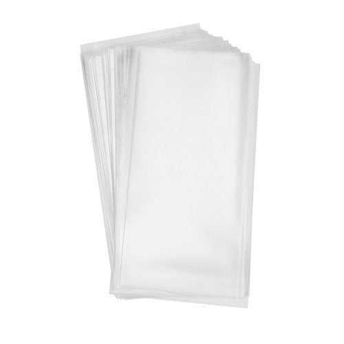 200 Clear Plastic Cello Bags 4X9 With 4" Twist Ties 6 Mix Colors - 1.4 Mils Thick Opp Treat Bags For Gift Wrapping Packaging Decorations Storage (4'' X 9'') #TOP1