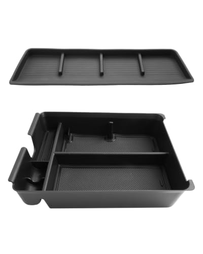 Image of CDEFG for 2026 Honda Pilot Center Console Organizer & Passenger Storage | 2026 Honda Pilot Accessories, Front Row Passenger Storage Tray & Middle Console Armrest Storage Box, ABS Material