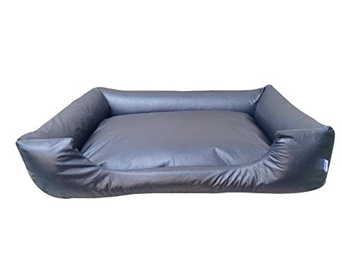 Cama de Cachorro Impermeável GG Preta