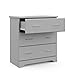Storkcraft Brookside 3 Drawer Dresser (Pebble Gray) – Baby and Kids Bedroom Organizer, Nursery Chest, Storage Dresser With Drawers, Universal Design