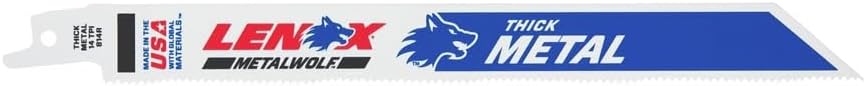 Lenox 1855567 (25/Pack) 8 in. x 3/4 in. x 0.035 in. 14 TPI Reciprocating Saw Blade