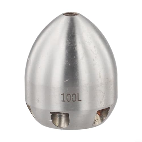 Boquilla de limpieza, limpiador de alta presión, boquilla de alcantarillado para desatascar 50/83/100L, frontal 1 trasero de 6 1/2 pulgadas, canal de agua y mina (100 L)