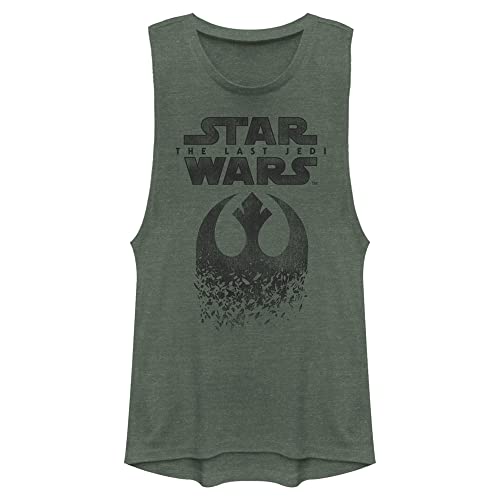 Camisa de Star Wars Último Jedi para mujer en algodón negro manga corta