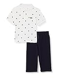 Hochet crocodile Lacoste 4J0801 Ensemble Cadeau Enfant, Marine/Blanc, 12 Mois Garçon