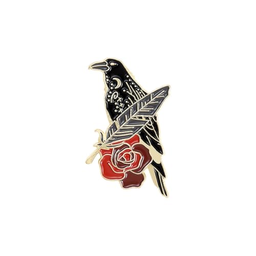 Image of Game LAD Sylus Crow Cosplay Badge Necklace Alloy Red Gem Brooch Lapel Pins Jewelry Bag Costume Accessories Prop Gifts