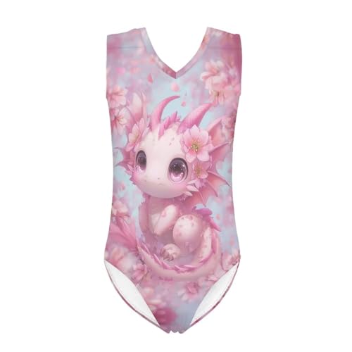 Image of Girls Swimsuits Size 3-14 Kids Summer Sleeveless One Piece Bathing Suit Beach V-Neck