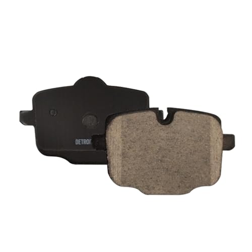 Image of Detroit Axle - Rear Brake Pads for BMW 530e 530i 540i 740e 740i 745e 750i | 750Li M550i xDrive 640i xDrive Gran Turismo 840i xDrive Gran Coupe M2 M3 M4 iX X3 X4 X5 X6 X7, Ceramic Brake Pads Replacement