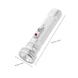 FOYTOKI Vintage Metal Flashlight Retro Hand-held Torch Battery Operated for Camping Collectors Design for Outdoor Adventures Home Emergencies