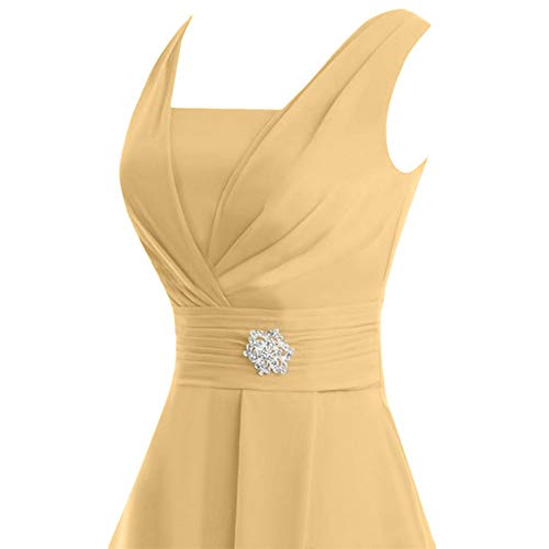 Aniywn Women Formal Wedding Bridesmaid Dress Plus Size High-Waist Party Ball Prom Gown Cocktail Dress