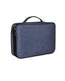 Taglia unica:32*22*8CM Electronics Accessories Case Doppio Strato Viaggio Universale Cavo Organizzatore Elettronica Accessori Marsupio Borsa Marina