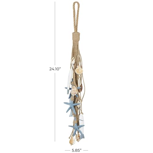Deco 79 084102 Jute Rope Fish Home Wall Decor Layered Hanging Wall Sculpture thumb #5