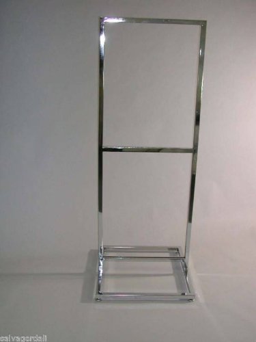ExecuSystems 22"w X 28"h Bulletin Sign Holder 2 Tier Square Tube by ExecuSystems
