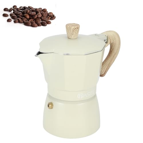 Máquina de café espresso,estufa Moka Pot máquina percoladora de café de aluminio para oficina hogar viajes  3 tazas/6 tazas