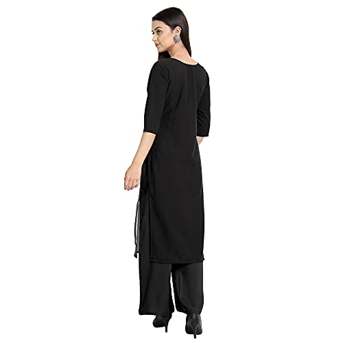 Image of Women's Crepe Straight Kurta
