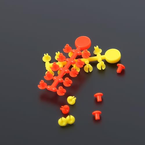 Set de 200 piezas accesorios para pesca de carpa amarillos miniatura 7
