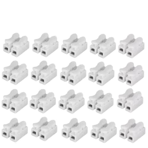 20Pcs 2 Pins Cable Clamp Connectors Electrical Push Type Cable Connectors Quick Splice Lock Wire Terminal 220V 10A-image-42