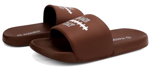 Image of INMINPIN Kids Boys Girls Ball Sprots Slides Sandals Ultra Comfortable Beach Pool Shower Shoes House Slide Indoor Outdoor for Sports Fan