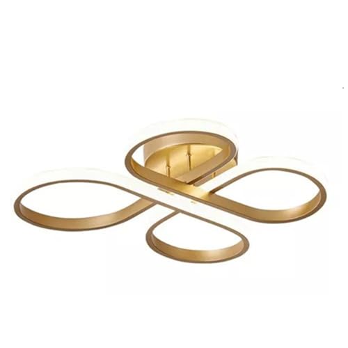 Luminária Plafon Alva Sala E Quarto Dourado Lumier 3 em 1 (3000|4000|6000K) 40W IP20 (Dourado)