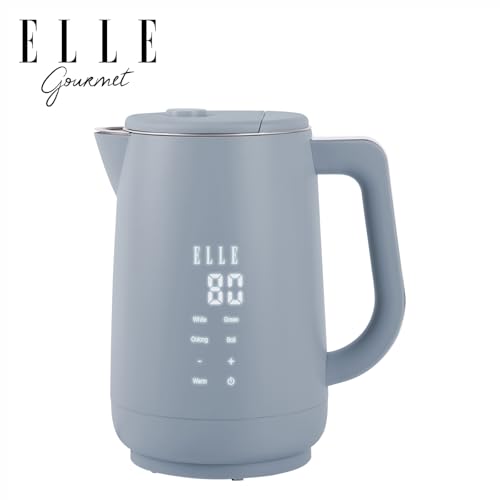 Hervidor eléctrico ELLE 1.7L con pantalla táctil azul miniatura 2