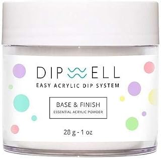 Nail DIP Powder, Pink & White, French Style, Dipping Acrylic For Any Kit or System by DipWell (Base & Finish)