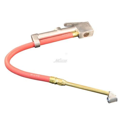 Milton Industries S-506 Inflator Gauge Dual-Head Chuck 15-in. Hose - Quantity 1