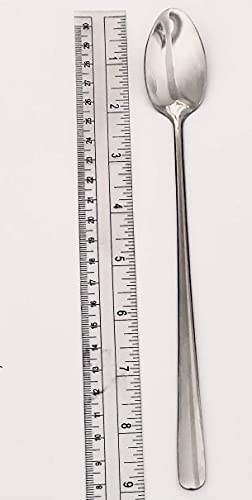 Custom Engraved Long Ice Tea Spoon 9" Teaspoon For Mixing, Cocktail Stirring, Tea, Coffee, Milkshake, Cold Drink #TOP5