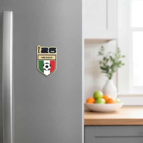 Image of FIFA World Cup Tournament Logo Magnet - Officially Licensed FIFA World Cup Magnet - Vibrant Host City Design - Durable Strong Hold - Perfect for Fridges, Lockers & Collectors