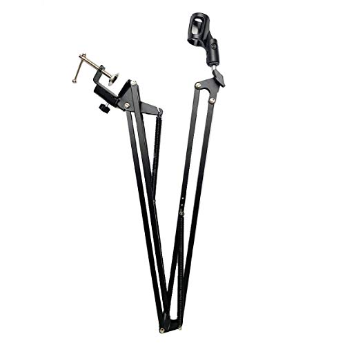 Chromacast Pro Series 38" Scissors Arm Adjustable Microphone Desk Stand With Boom Suspension, Includes Mic Clip (Cc-Sdmic-Stand-38) #TOP3