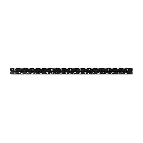 Image of Alumicolor Aluminum Combination Architect /Engineer Pocket Drafting Scale, 6IN, Black